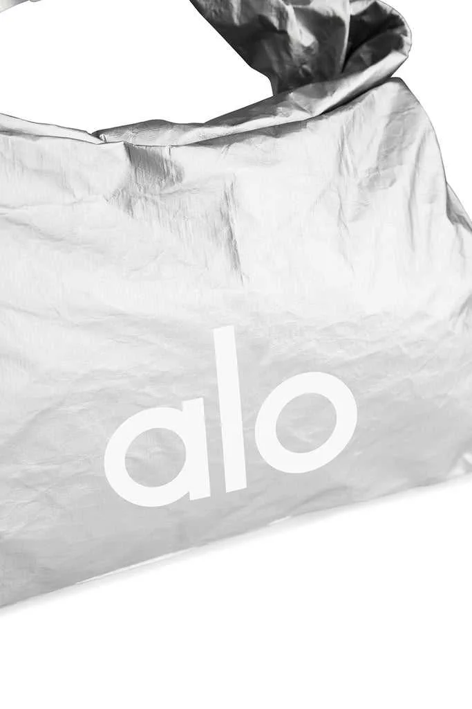 Alo Yoga Keep It Dry Fitness Tote Bag Silver | EYNIT-9106