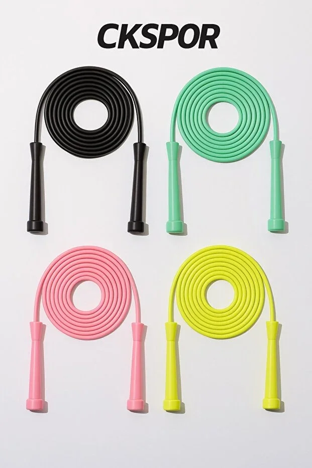 CKSpor Skipping Rope – Fitness, 2.8m Body Shaping and Aerobic Conditioning Sports Equipment