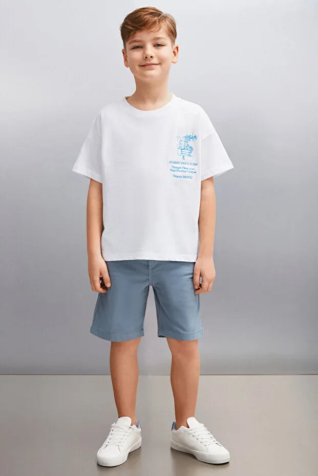 Davy Men's White T-shirt
