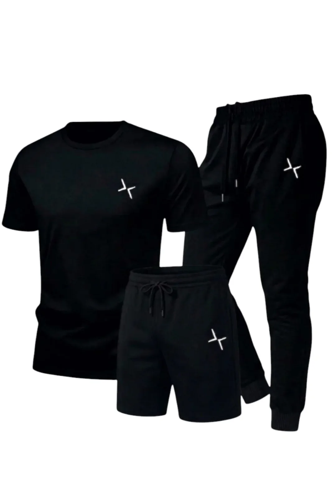 Combined Unisex White Logo Summer Tracksuit