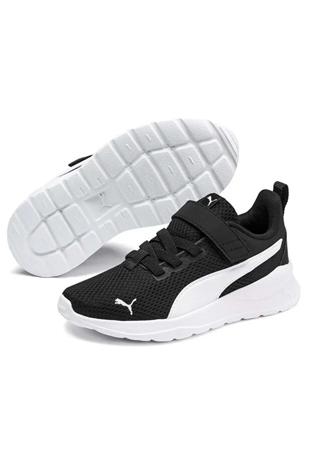 Anzarun Lite Ac Ps 372009-01 Kids Sports Shoes BLACK-WHITE