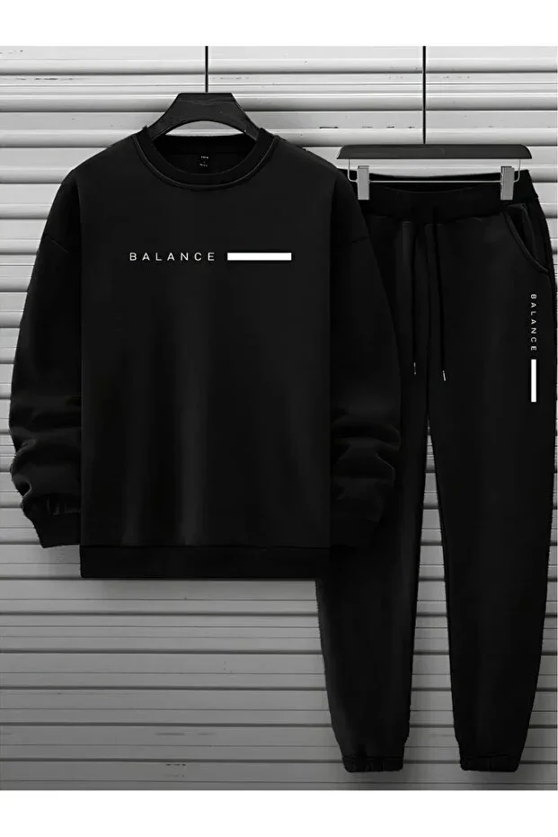 Unisex Tracksuit Set BALANCE printed 1st Class Quality Fabric