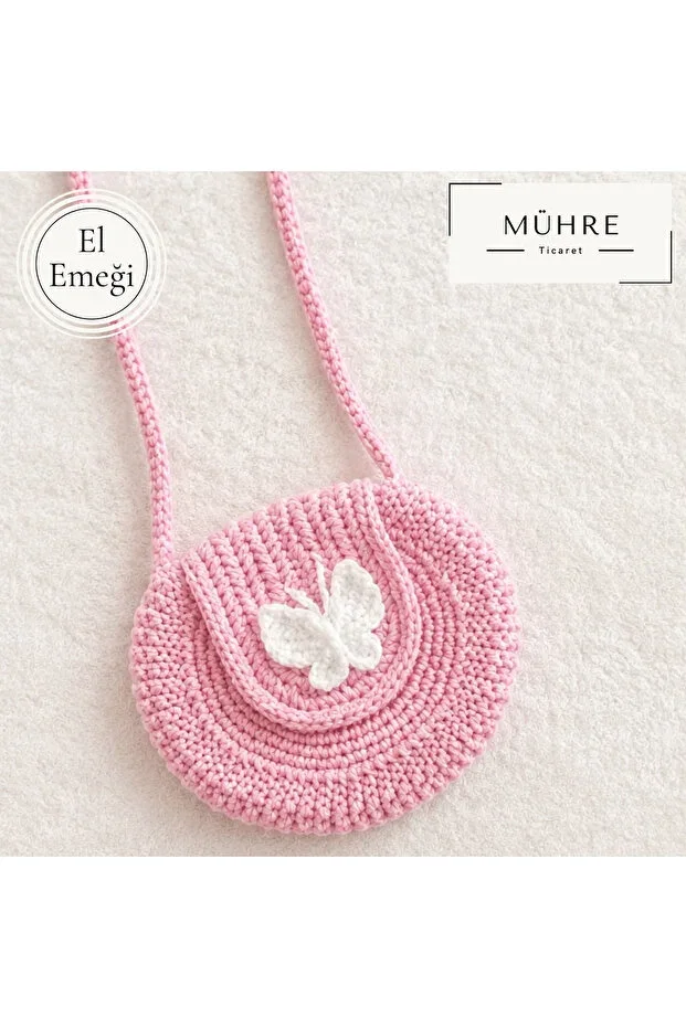 Cotton Macrame Round Cute Cross Bag Shoulder Bag Handmade Amigurumi Girls Bag Gift