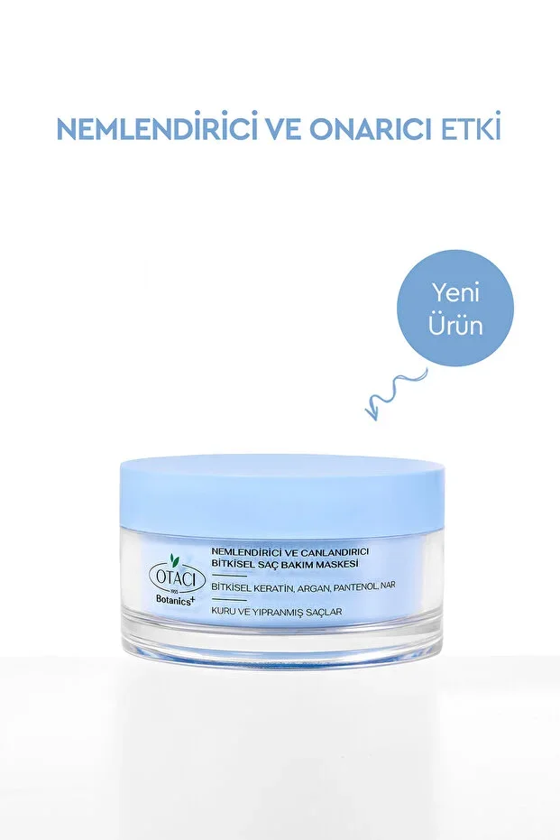 Moisturizing & Revitalizing Herbal Hair Care Mask - Dry and Damaged Hair