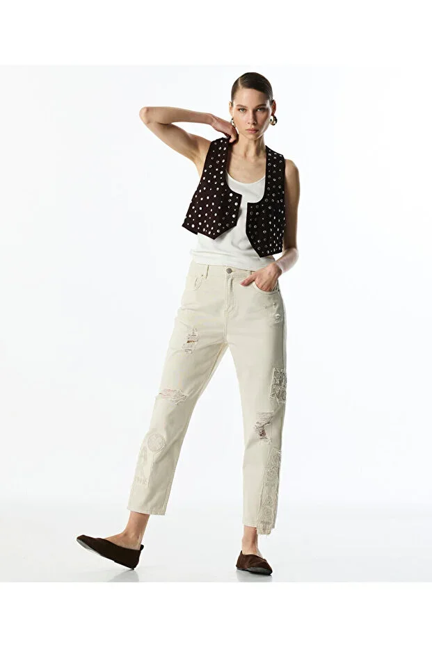 Jean Pants with Patch