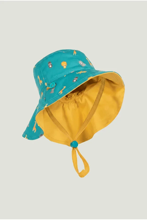 Phuket Double-Sided Usable UV Protected Sea Beach Pool Kids Baby Hat