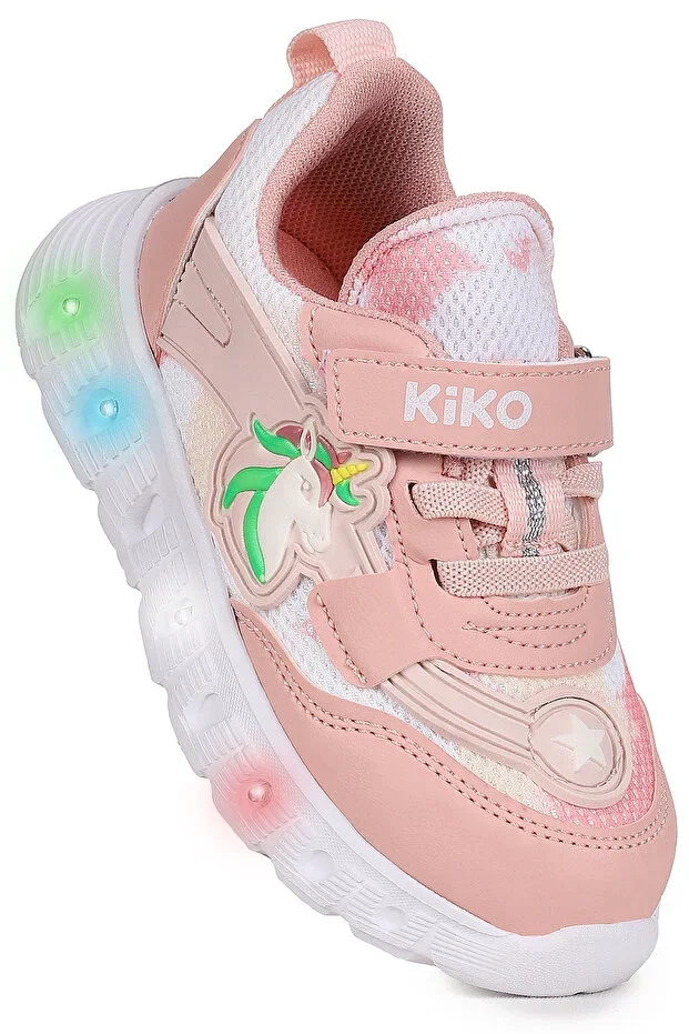 Puff Velcro Lighted Faylon Sole Baby Girl Sport Shoes