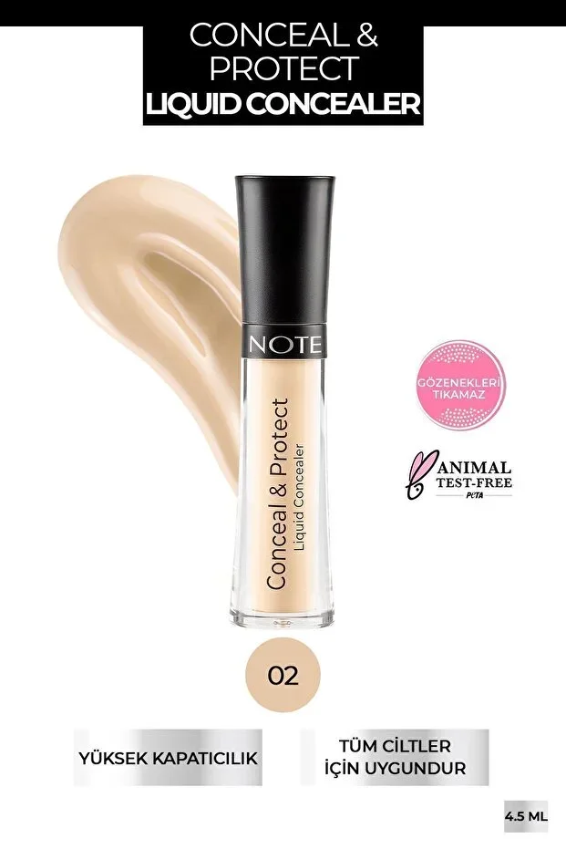 Conceal & Protect Concealer Liquid Under-Eye Concealer - 02 Sand