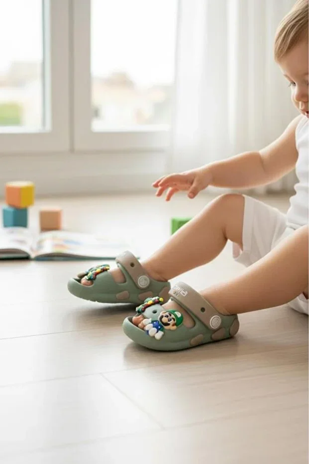 Cute Figurine Orthopedic Sole Children's Sandals & Slippers - Non-Slip Sole Summer Beach Toe Protection