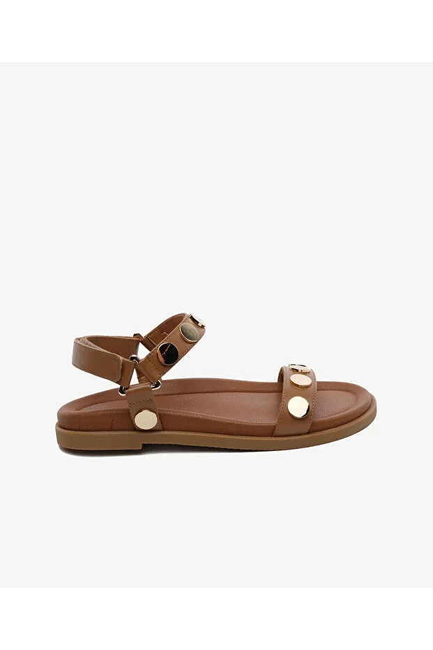 Women's Flat Genuine Leather Sandal 5Y2CS34511