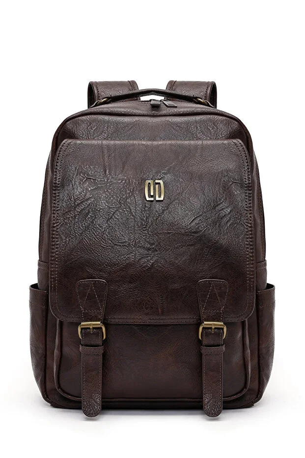 Unisex Brown Backpack 25WBD3014FT