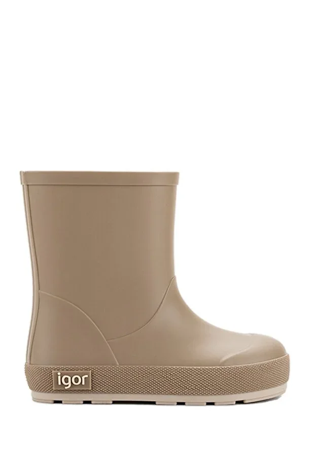 W10294 YOGI DK Beige Girls' Rain Boots