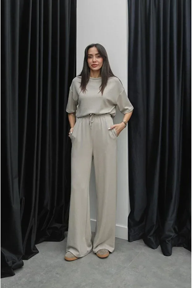 Bej Darcy Modal Tracksuit