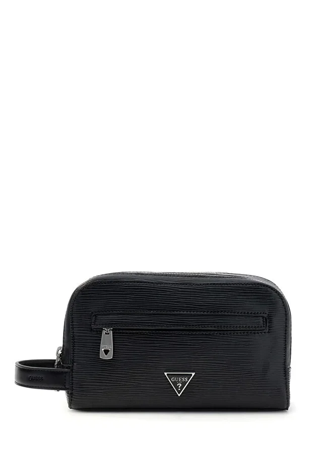 Black Men's Shaving Bag Milano