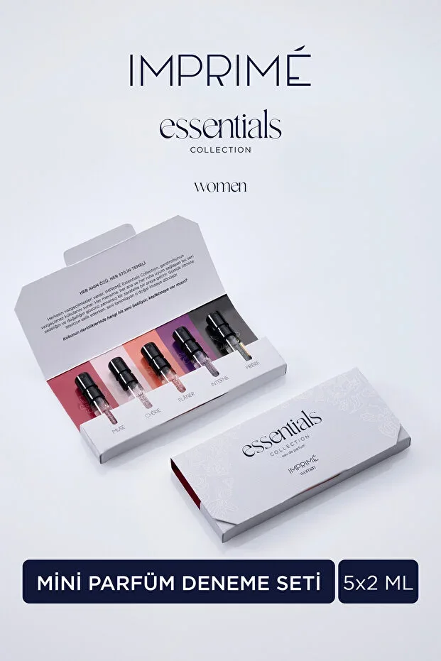 Mini Perfume Sample Set 5 X 2 ml Women's Set (Muse, Cherie, Priere, Interne and Flaner)