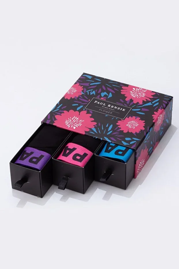 Flower Men's Boxer 3 Pieces