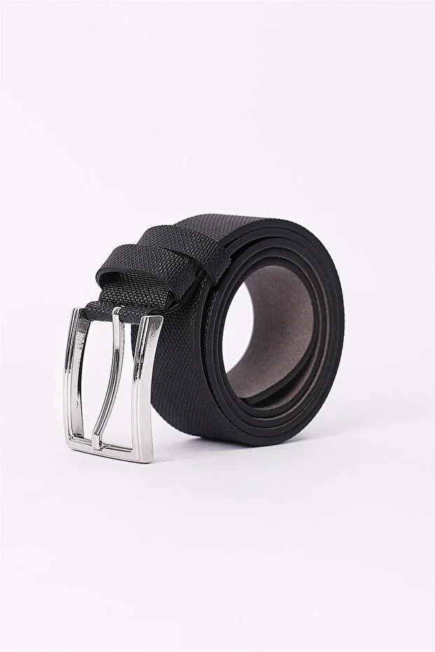 Men's 3.5 cm Classic Black Belt
