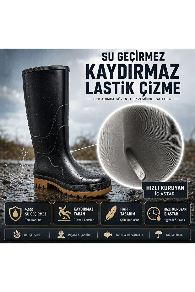ÇİĞDEM KUNDURA Reçber Rubber Boots