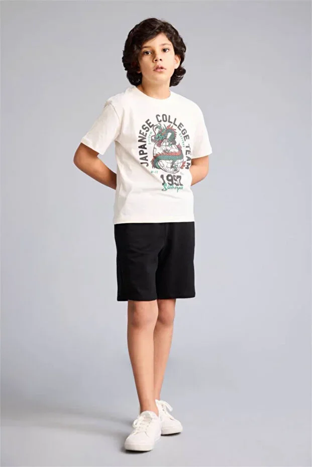 Ecru Boys' Top-Bottom Set G8514A8/ER118