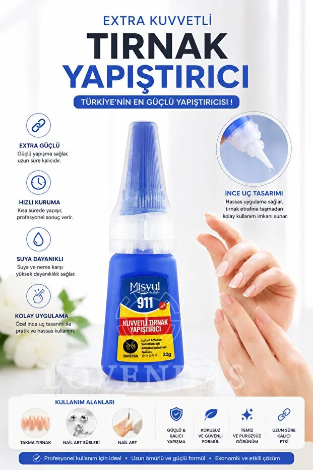 Extra Strong False Nail Tips Glue 22 grams Strong Adhesive