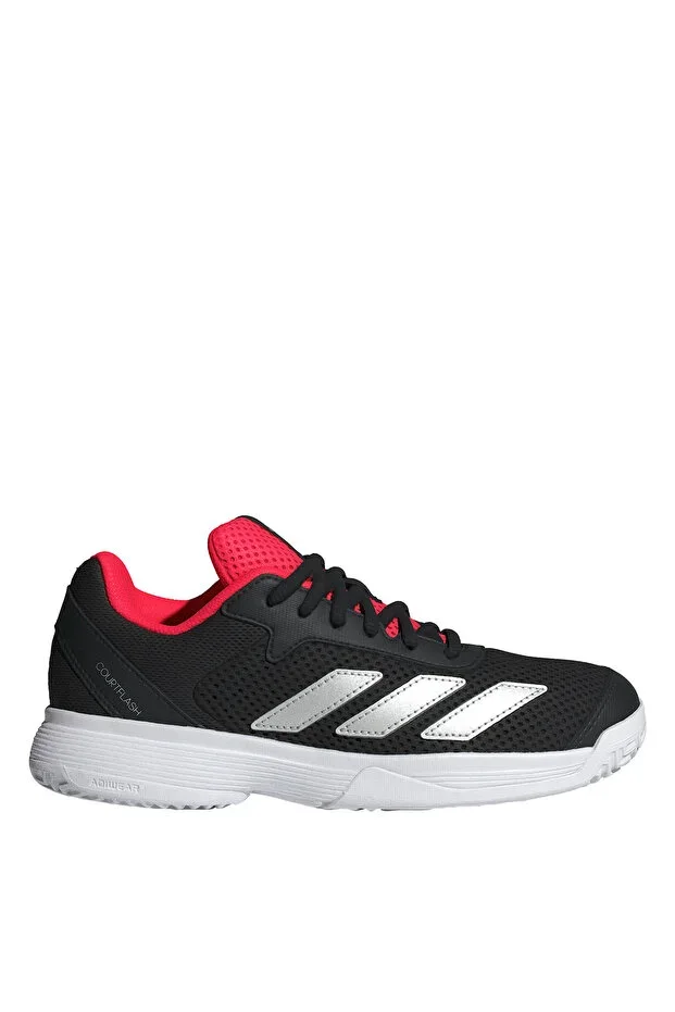 Black Kids Tennis Shoes JR4451-Courtflash K
