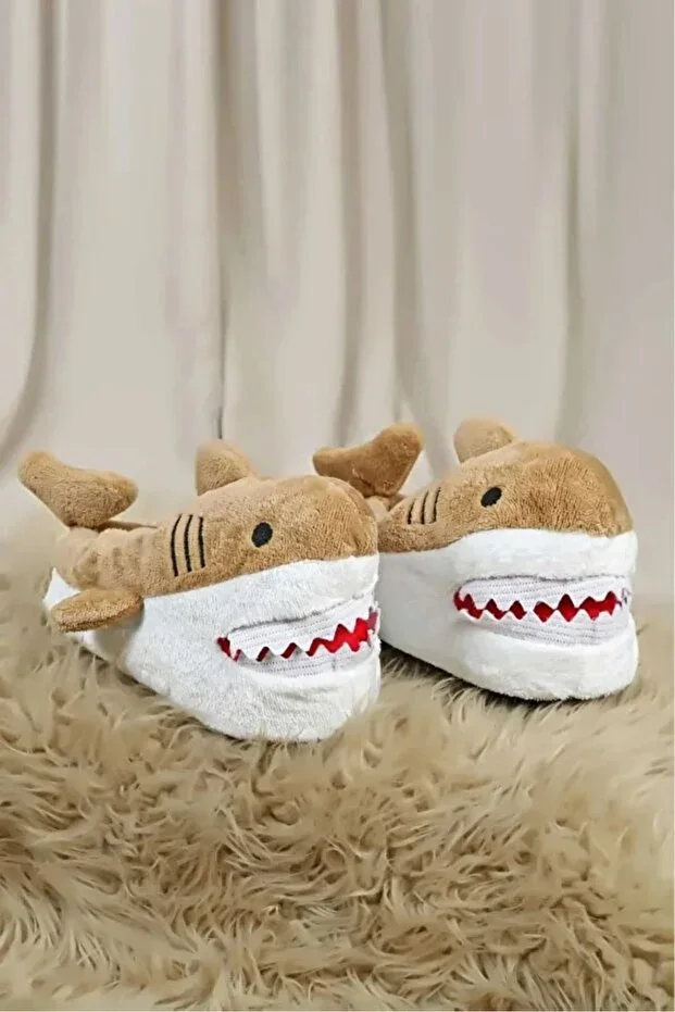 Animal Shark Slippers Soft Interior Silent Sole | House Boot |