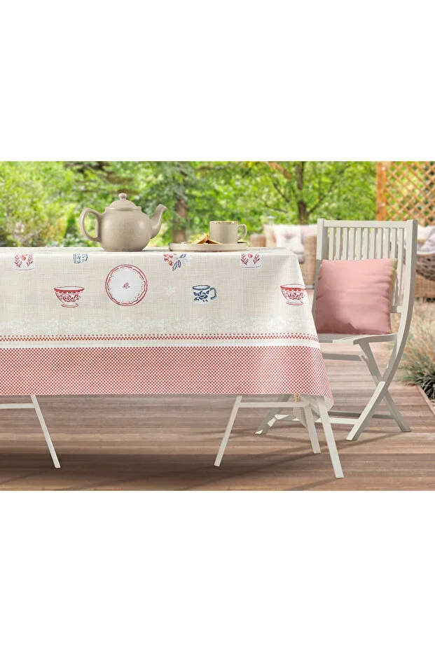 Mavel Pvc Tablecloth - Beige - 140x200 cm