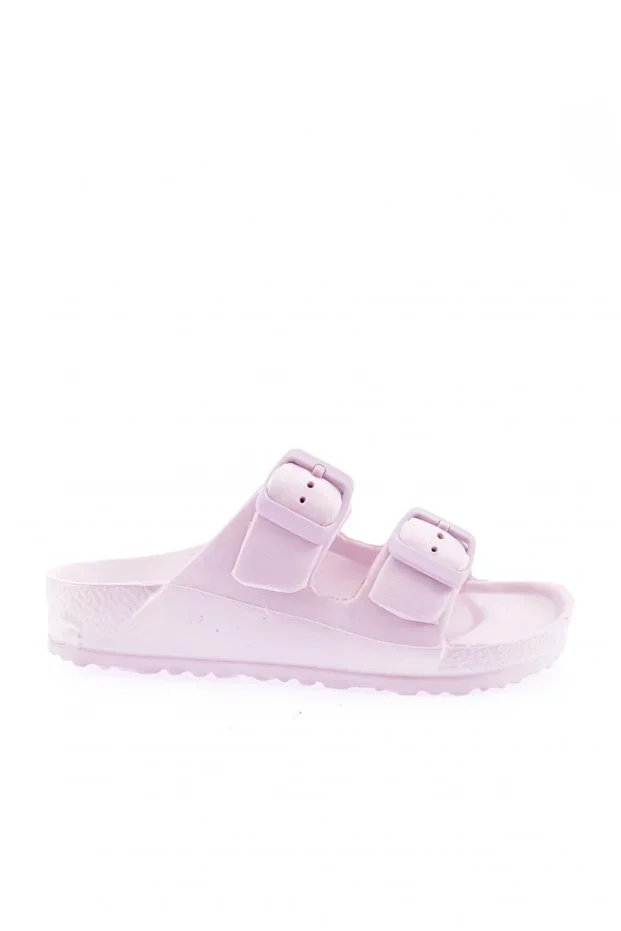 Children's Mesh Adjustable Belt Slippers Pink 15345161112691