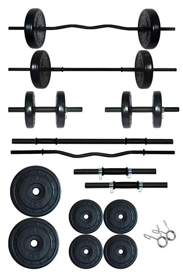 28 kg Z Bar Barbell Set and Dumbbell Set Weight Fitness Set