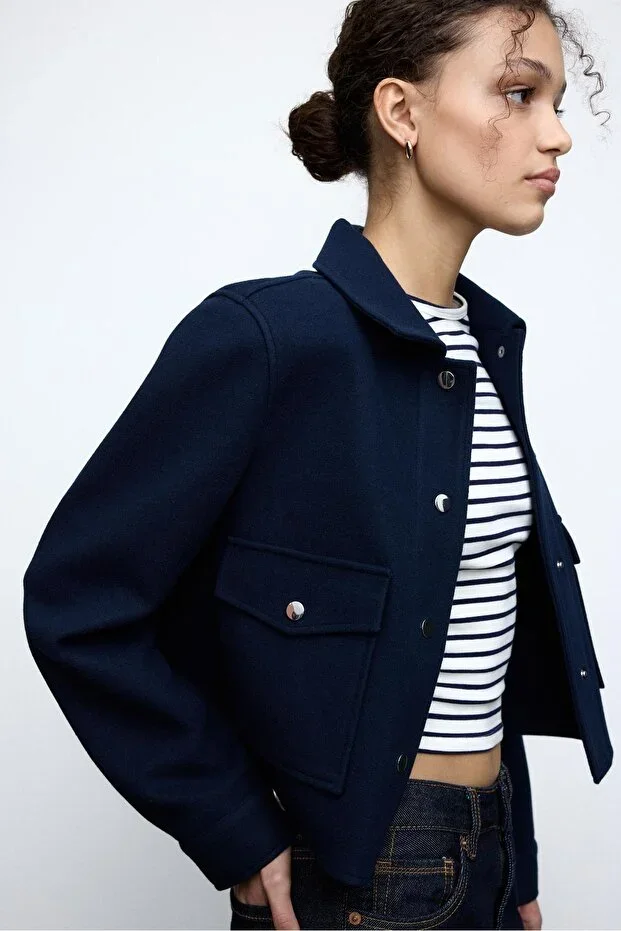 Short soft jacket