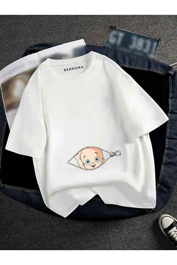 PREGNANT PRINTED T-SHIRT