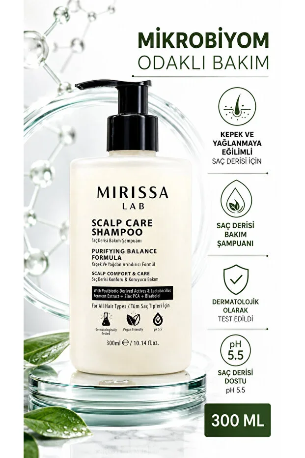 Sulfate-Free Anti-Dandruff & Oil Control Scalp Care Shampoo 300 ml - Scalp Balancing