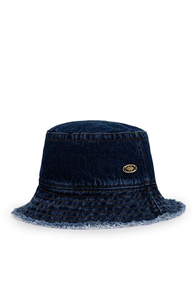 Women's Navy Blue Bucket Hat 50312211-VR033