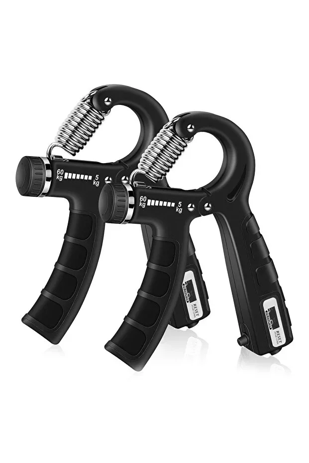 5-60 Kg Hand Grip Strengthener Hand Arm Wrist Exerciser Resistance Spring Exercise 2-Piece Set