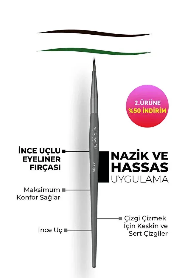 Alix Avien Fine Tip Eyeliner Brush - Eyeliner Brush AA299