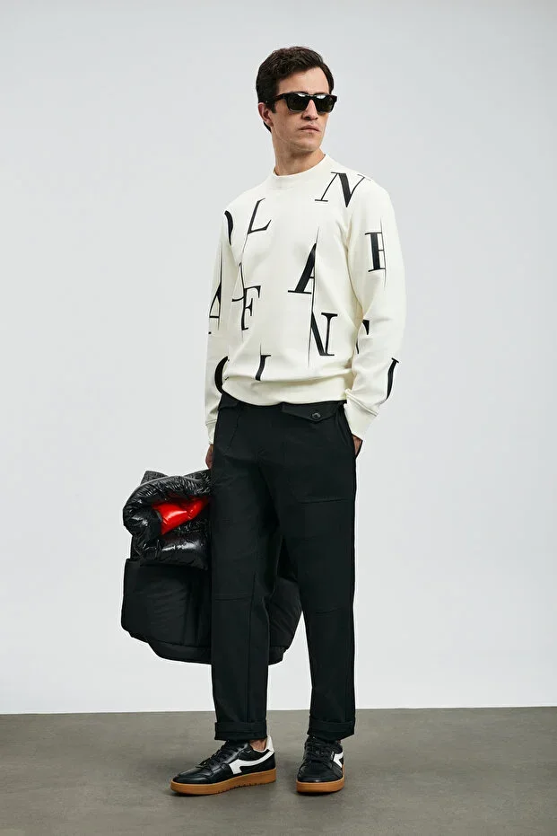 112030184 Tıffany Men's Sweatshirt WHITE