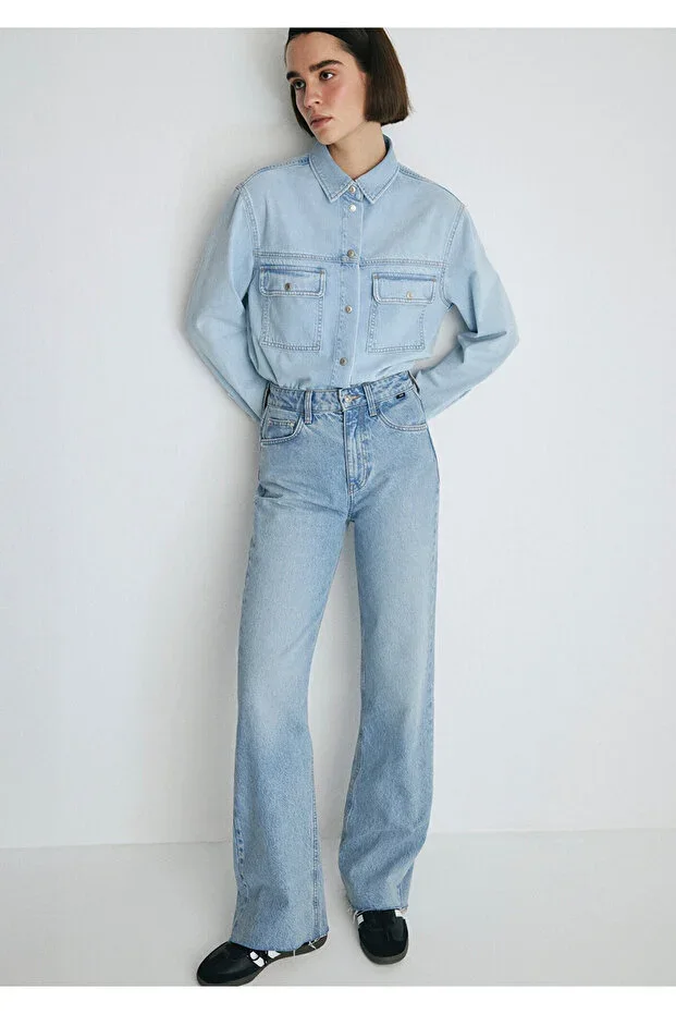 Mavi Victoria Real Blue Shadow Light Jean Pants 101072-34111