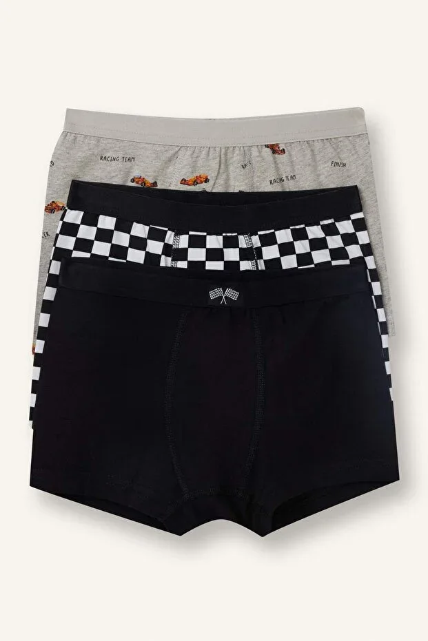 Vehicle Print Jersey 3's Boxer Boys H1601A826SM