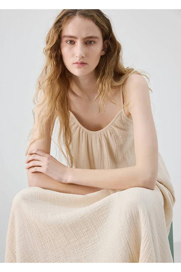 Long chiffon dress