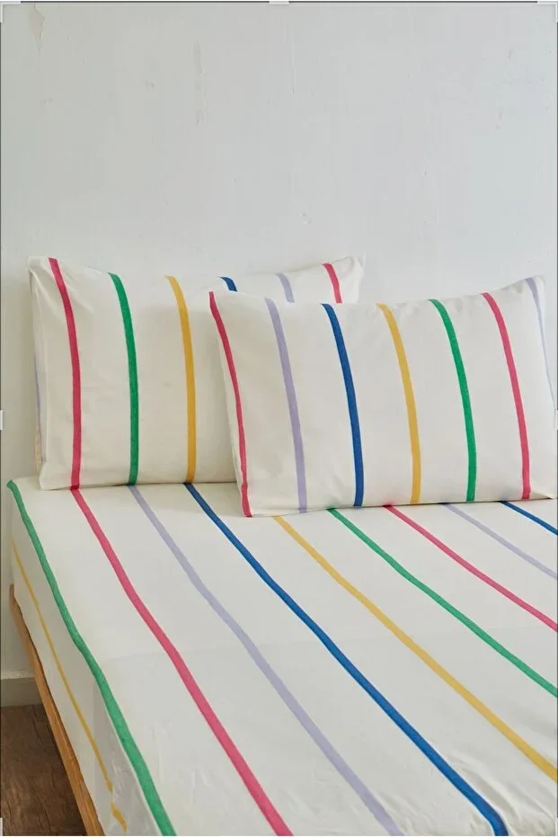 Summer Bomb Elastic Fitted Sheet Pillowcase Cotton Single - Double - King Size