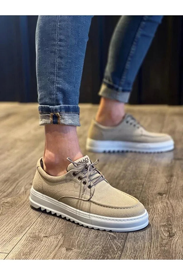 Mhoda Shoes MHD-098 Men's Casual Lace-up Suede Classic Shoes SBT-Vizon