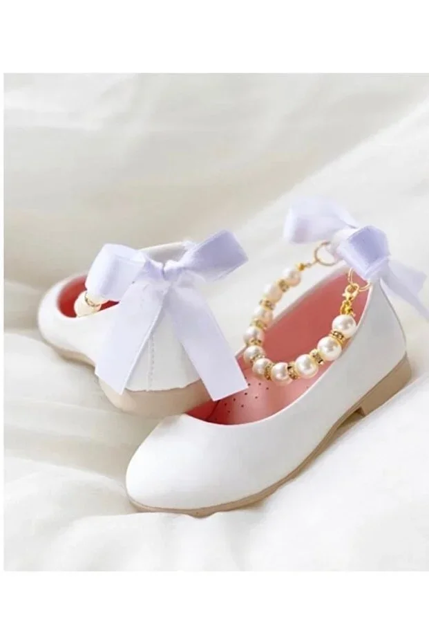 Girls Beaded Ballet Flats