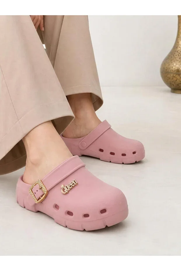 Women's Cross Clog Nurse Hospital Garden Pool Beach Chef Doctor Daily Comfortable Non-Slip Summer Slipper