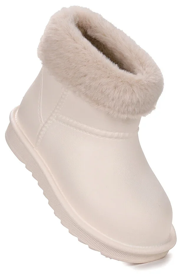 Kiko Kids Waterproof Fur Lined Girl Eva Rain Snow Boots