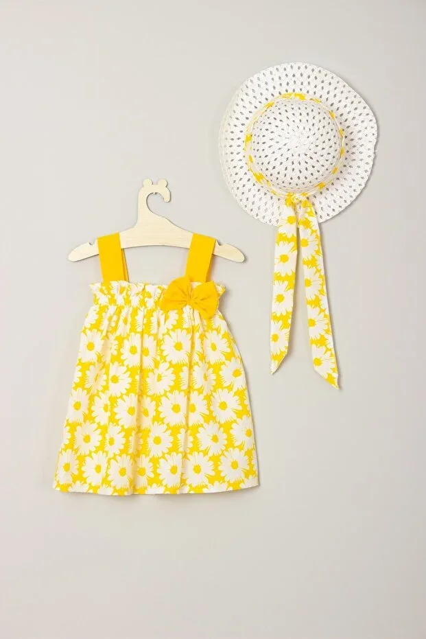 New Season Ribbon Bow Flower Dress