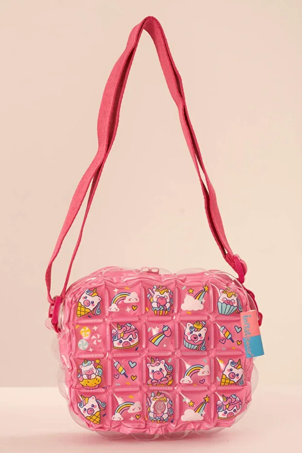 Pink Unicorn Children's Shoulder Bag Cupcake Unicorn 1184
