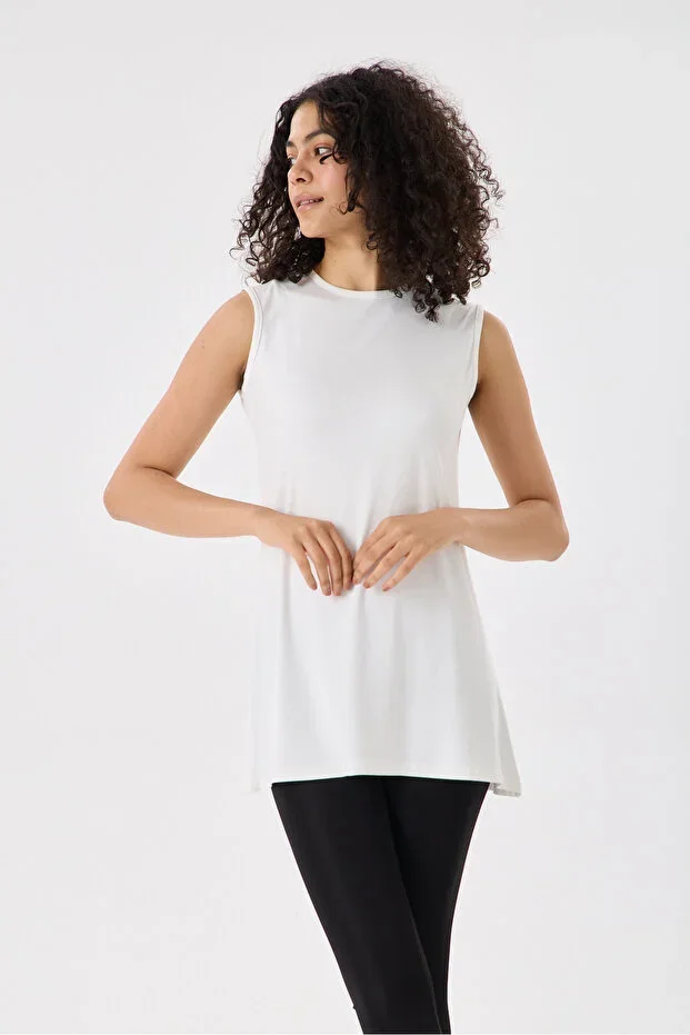 Women's Cream Sleeveless Short Camisole