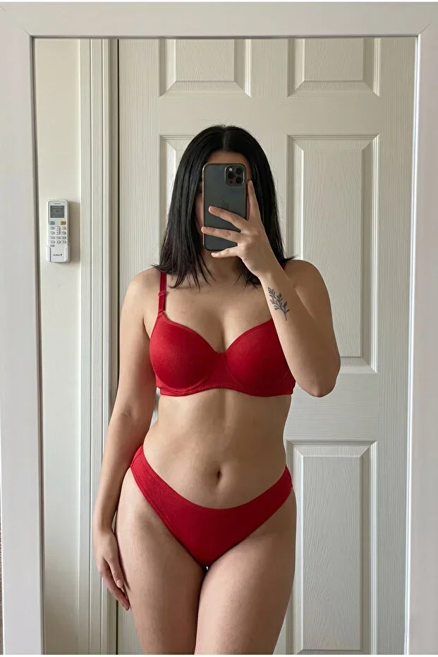 Women's Padded Cotton Underwired Everyday Bra Set