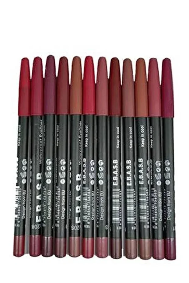 12-Piece Lip Liner