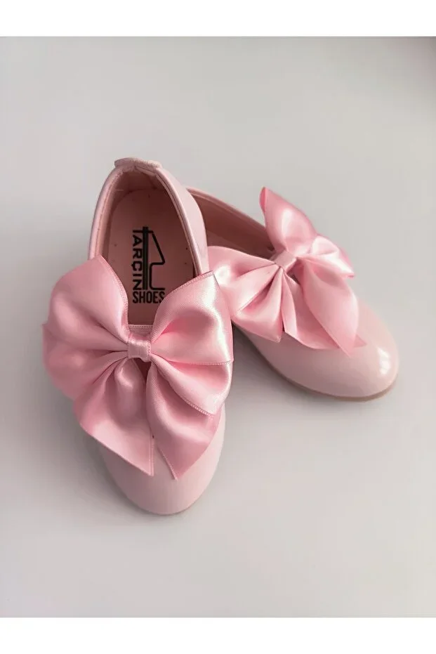 Girls' Bow Ballet Flats